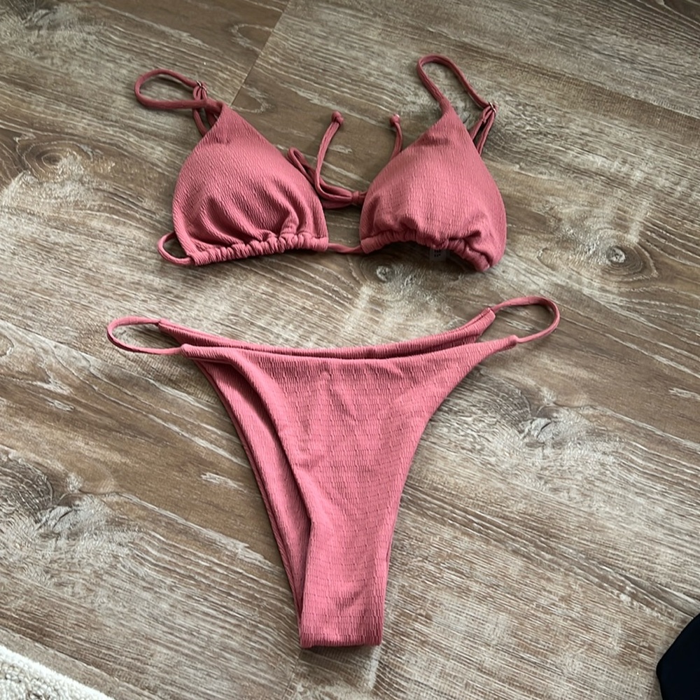 Mauve String Bikini
